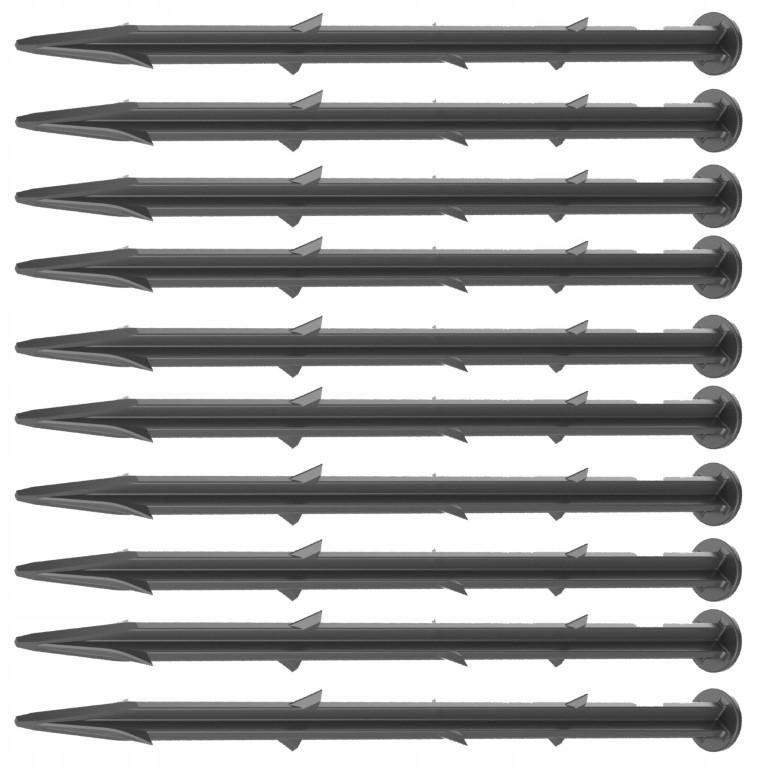 Set of 10 edge mounting anchors
