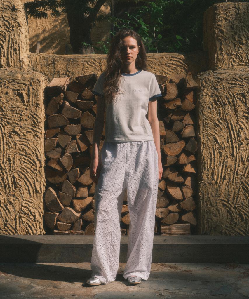 CITTA Number 23 Cita Ringer T-Shirt_Ctt374(White)