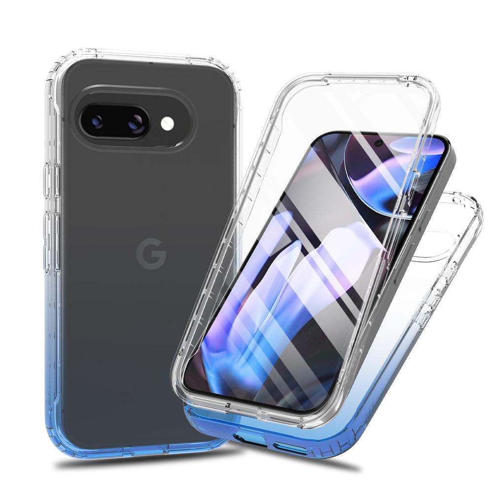 Luxury Clear Screen 360° Full Body Phone Case for Google Pixel 10 9 Pro XL Shockproof Soft Film Front Frame Hard Protection Cell