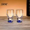Classic Curved Drinking Glasses Mini Snifter Glass with Ergonomic Weighted Base, Crystal Clear Tasting Elegant Party Glassware Glasses, Comfortable