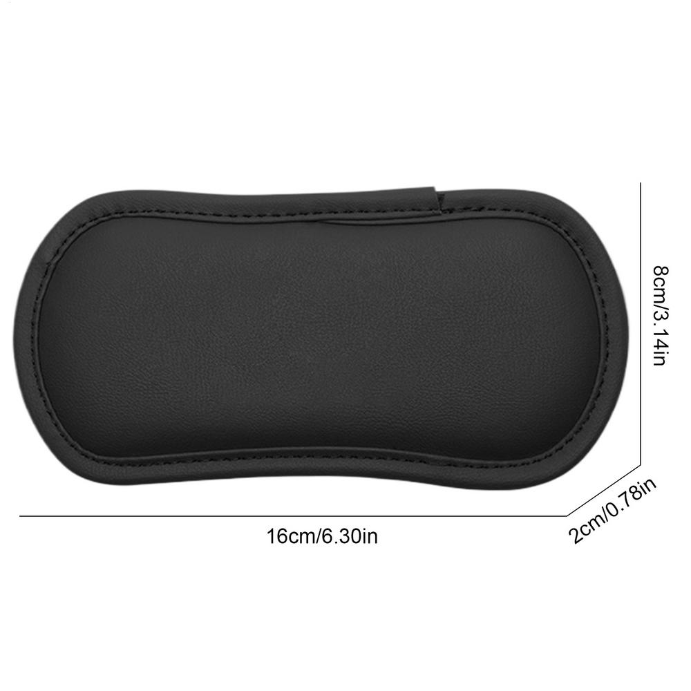 Car Suede Leather Knee Pad Inside Knee Cushion Comfortable Elastic Cushion Thigh Support Anti-collision Pad Interior Accessories