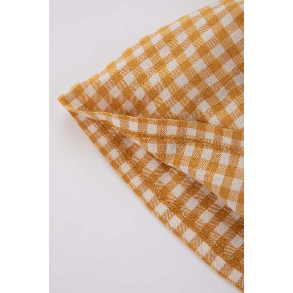 Baby Baby Square Long Sleeve Fland Dress