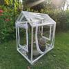 Succulent Insulated Greenhouse Fully Transparent Plant Growth Tent Garden Roof Style Flower Rack