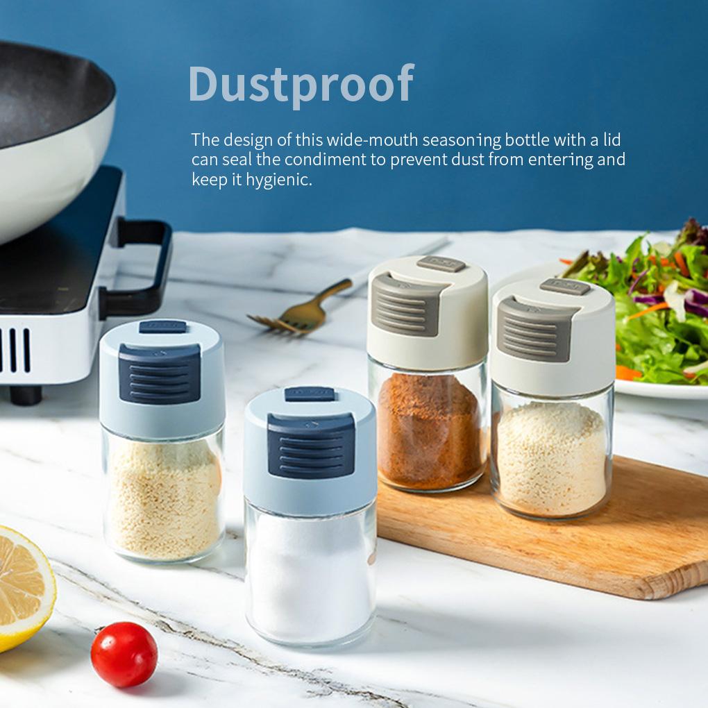 Стеклянные бутылки Пыленепроницаемые банки для специй Шейкер Контейнер Бытовая техника Количественные дозаторы соли Приправы Кухонные принадлежности