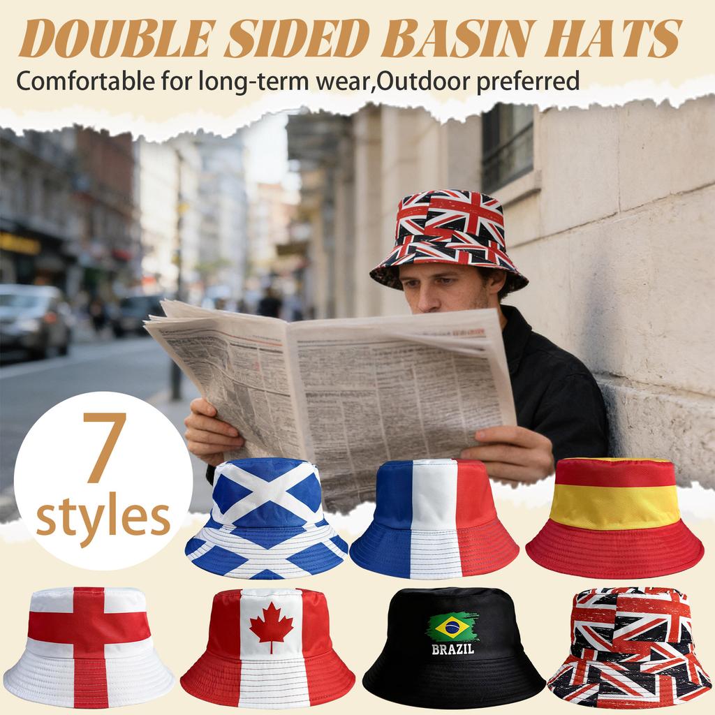 Fisherman's Hat, Sun Hat, Fan Supplies, Reversible Bucket Hat