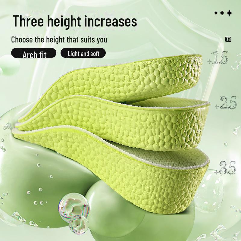 Женские стельки с поддержкой свода стопы: Неразрушающиеся, невидимые семиточечные подъемные подушечки для попкорна.