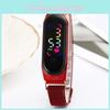 Цифровые светодиодные спортивные часы с цветным дисплеем пульса для студентов и взрослых