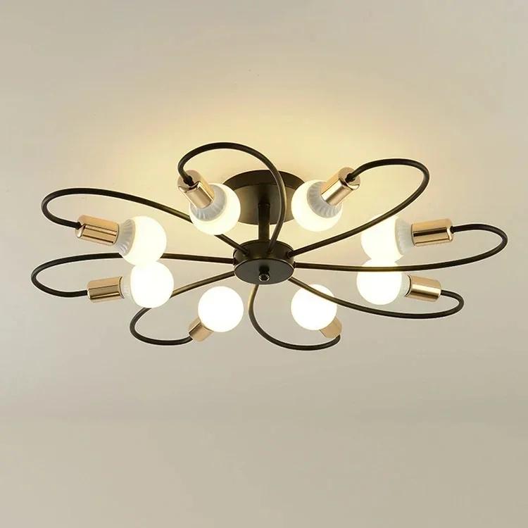 Светодиодная люстра в стиле минимализма в скандинавском стиле, люстра для спальни, освещение гостиной, люстра для дома, украшение комнаты, осветительные приборы