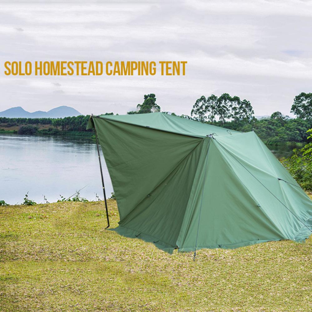 Открытый Альпинизм Кемпинг Приют Шторы Свет Роскошные 1-2 человек Палатка Оксфорд Твин Пикс Туристические Glamping Водонепроницаемые палатки