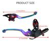 Clutch Brake Handle Lever Motorcycle Lever for 22mm 7/8 Inch Handlebar Universal Motorbike Clutch Brake Lever
