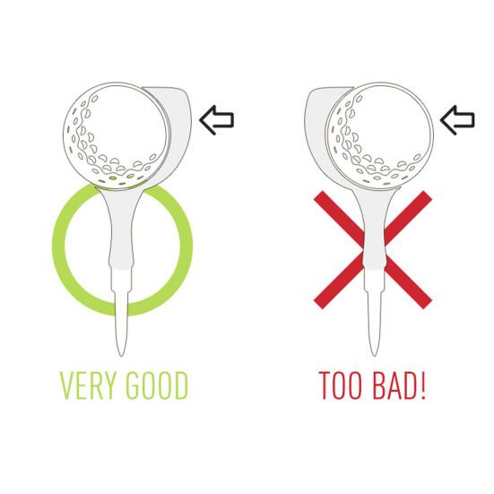 4Pcs Golf Tees Unbreakable Plastic Golf Tees Reduces Friction Side Spin Golf Accessory for Golf Enthusiasts