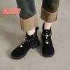 Fashion Brand Ladies Shoes 2024 New Korean Style Fashion Women's Short Boots Comfortable and Versatile Winter Women Shoes Botas De Mujer