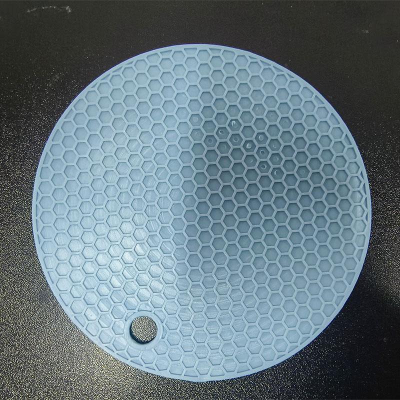 Round Heat Resistant Silicone Mat Drink Cup Coasters Insulation Non Slip Pot Holder Thicken Table Placemat Kitchen Accessories
