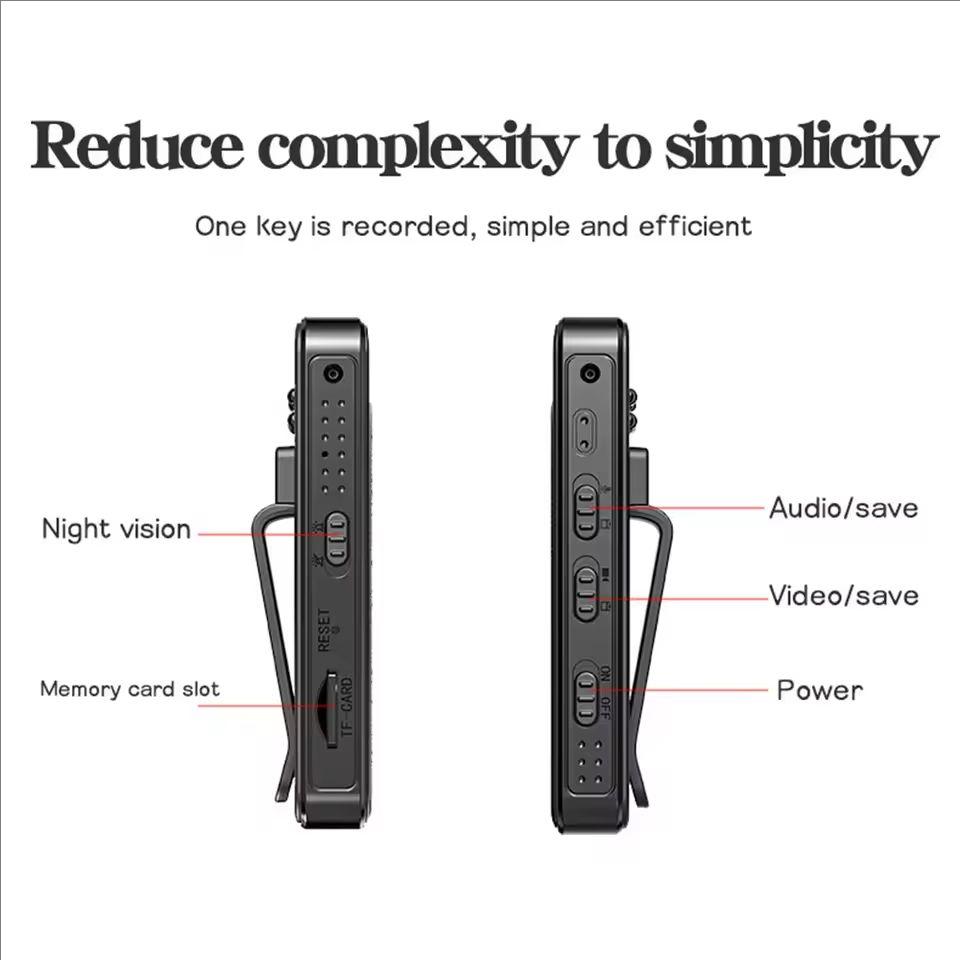 HD 1080P Mini Camera Portable Small Digital Video Recorder Night Vision Video Surveillance Camcorder Police BodyCam Infrared