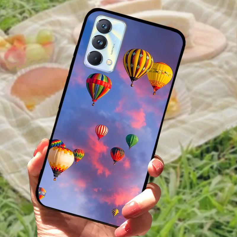 Чехол для Realme GT Master Edition Мраморный painted Cover Мягкий силиконовый ударопрочный чехол для телефона Для Realme GT Master Coque Бампер