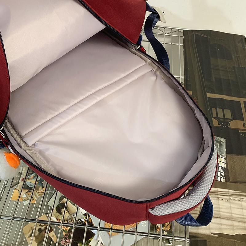 Школьный рюкзак для средней школы, женский, большой емкости, цветной мужской рюкзак для компьютера с кошельком для монет