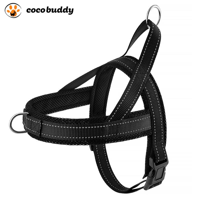 Шлейка для собак Easywalk Breathable Mesh и взрывозащищенный поводок для мелких/средних пород