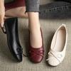 Осень новые универсальные туфли Doudou на одной педали, нежные маленькие кожаные туфли на плоской подошве Мэри Джейн, одинарные туфли женские