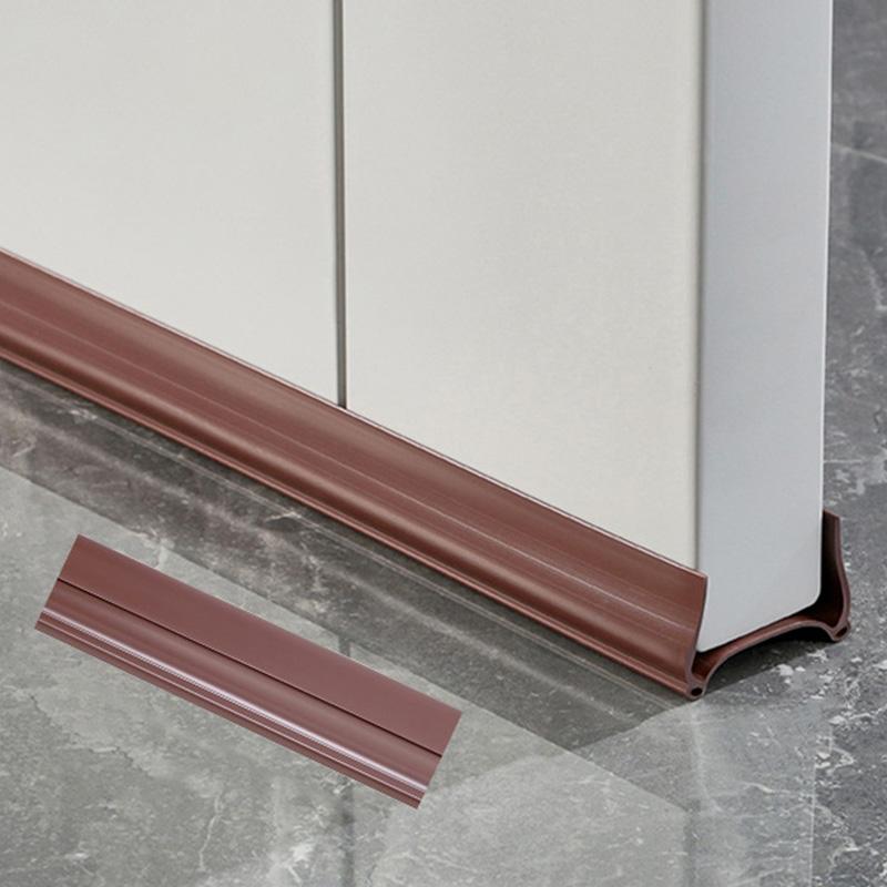 1 шт., звукоизоляционная дверная полоса, резиновая уплотнительная лента, дверной стопор, нижний зазор двери, силиконовый черновик