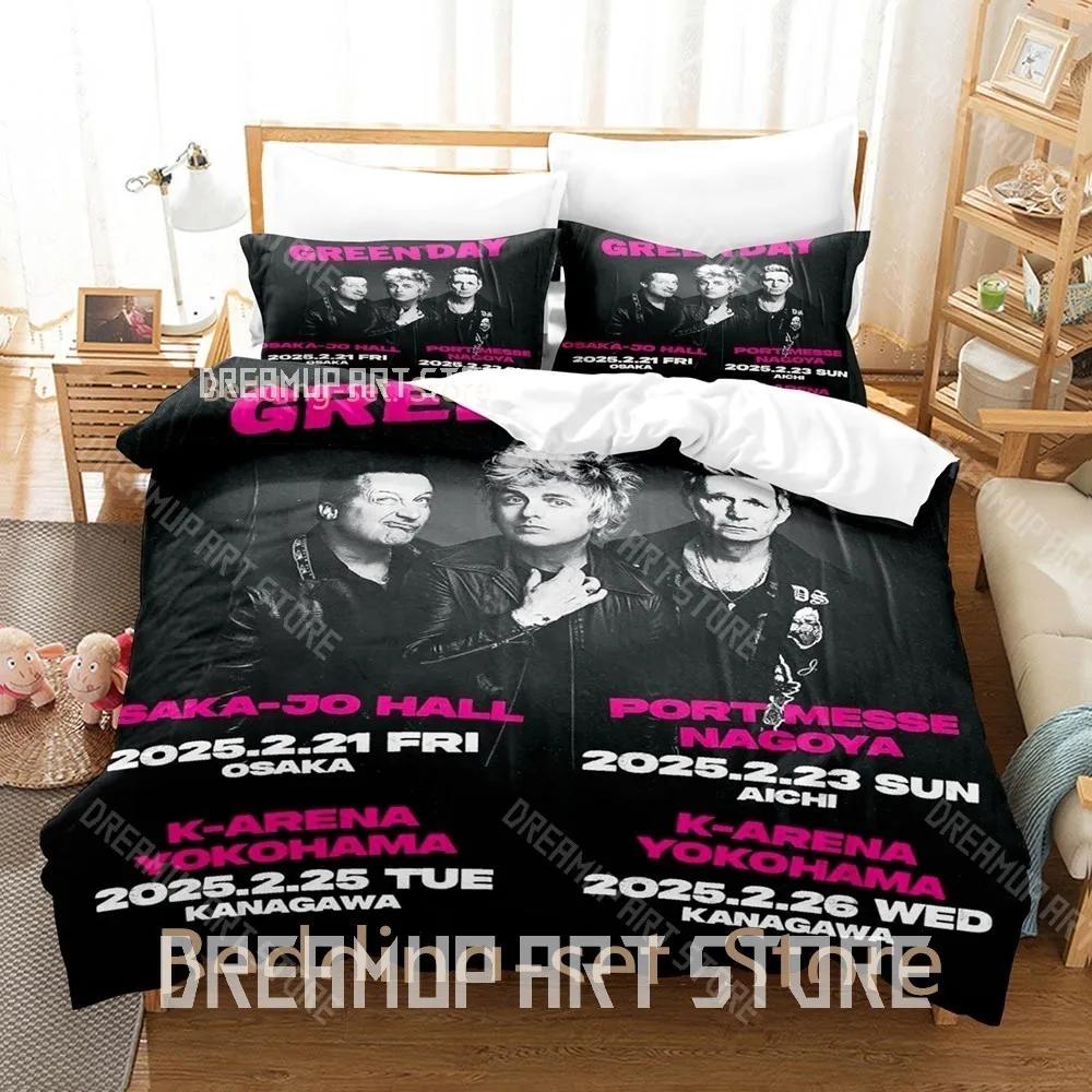 3D Печать Green Day AMERICAN IDIOT Комплект постельного белья Односпальный Twin Full Queen King Размер Комплект постельного белья Взрослый Ребенок Спальня Комплекты пододеяльников