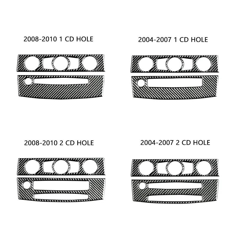 Для BMW 5 серии E60 2004 2005 2006 2007 2008 2009 2010 Углеродное волокно Кондиционер CD Панель управления