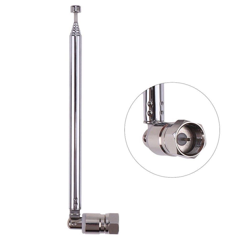 1set Teleskop Fm Radio Antenne Stange Antennen 3.5mm Adapter Mav