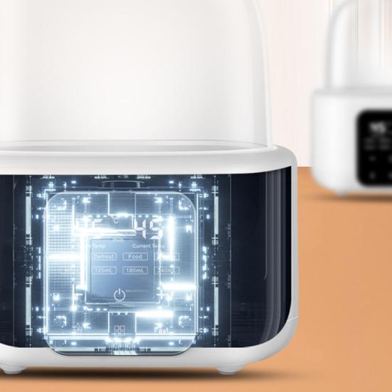 Подогреватель детских бутылочек, быстрая сушка молока и стерилизаторы для грудного молока, светодиодный сенсорный экран, автоматическое отключение, не содержащий бисфенол-А, безопасный подогреватель молока для младенцев