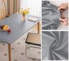 Solid Waterproof Oilproof Washable Tablecloth Full Coverage Tea Table Cover Desk Mat
