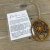 Friendship Story Card Celtic Knot of Friendship Story Card Christmas Ornament