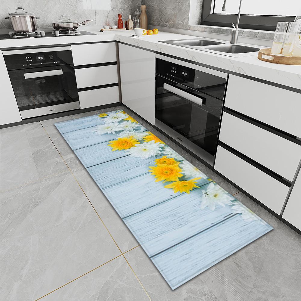 Коврик для кухни, коврик для входной двери, ковер для спальни, коридора, ванной комнаты, нескользящий пол, ковер с рисунком для гостиной