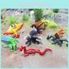 Mini Dinosaur Creature Figures Model Toy Set With Realistic Design For Kids Play
