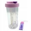Water Bottle Drink With Straw Durable With Graduated Filter 600 Ml