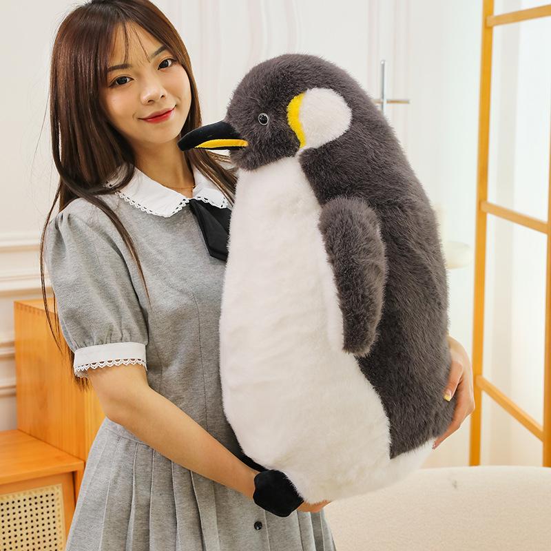Cross-border simulation little penguin doll plush toy aquarium animal doll boy children's birthday gift