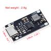 Type-C Usb 5V 3A 3.7V 18650 Lithium Li-Ion Battery Charging Board Charger Module