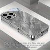 Стеклянный чехол для телефона с мраморным узором, подходит для iPhone 17 16 15 14 13 12 11 Pro/Max/Plus, противоударная задняя крышка