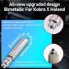 Nozzles For Anycubic Kobra X/kobra 4 Quick Swap Hotend Nozzle Hardened Steel 0.25/0.4/0.6/0.8mm Kobra X 3D Printer Part