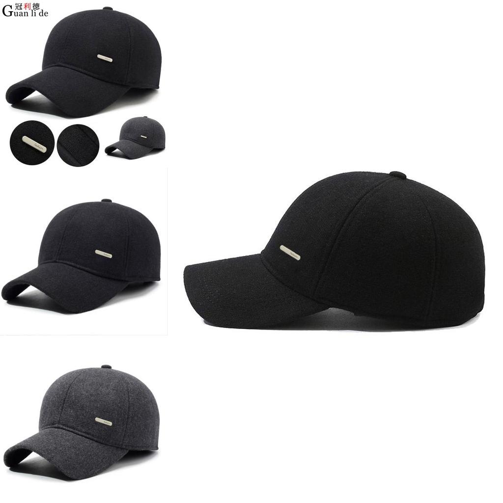 Winter Baseball Cap With Warm Ear Coverage Adjustable Cotton For Ins Fashion Lovers