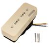 Wilkinson M Series Stack P90 Single Coil Pickup Humbucker Size for Electric Guitar Cream SG/LP Bridge,