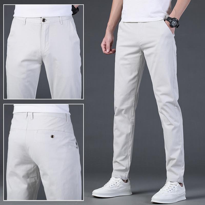 Spring Casual Pants Men's Slim-fit Feet Pants Fashion Korean Version of The Stretch All-match Men's Trousers