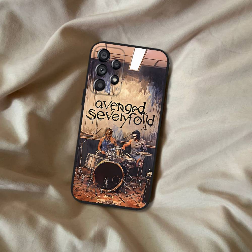 Чехол для телефона Samsung A-Avenged S-Sevenfold Rock Для A20, A21s, A22, A31, A32, A52, A53, A72, 73, A80 Мягкая черная крышка