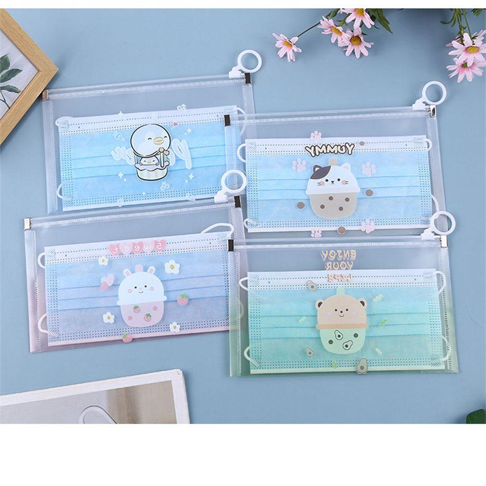 Одноразовые контейнеры для путешествий, держатель для хранения масок с героями мультфильмов, органайзер для масок, сумка для экономии средств для студентов