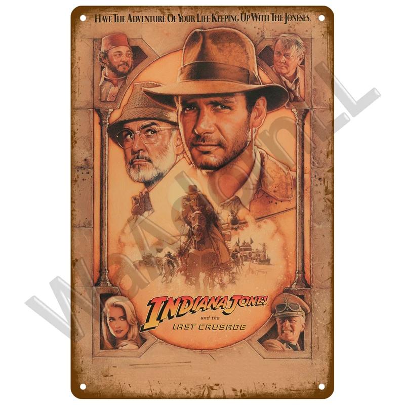 Vintage Metal Sign Movie Retro Tin Sign Aesthetic Living Room Metal Wall Decor Decoration Cinema Industrial Deco Films Poster