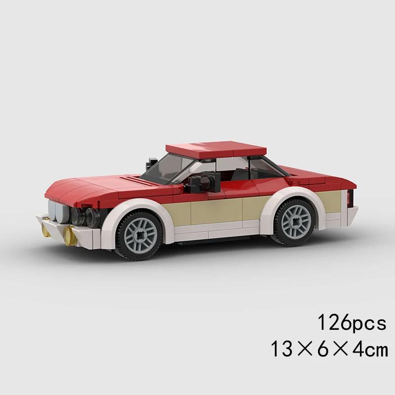 Скоростной кабриолет MOC Автомобиль Супергонка Техническое транспортное средство Модель Строительный блок Гоночный Раллийный Спортивный Кирпич Рождественский Подарок Игрушка Город