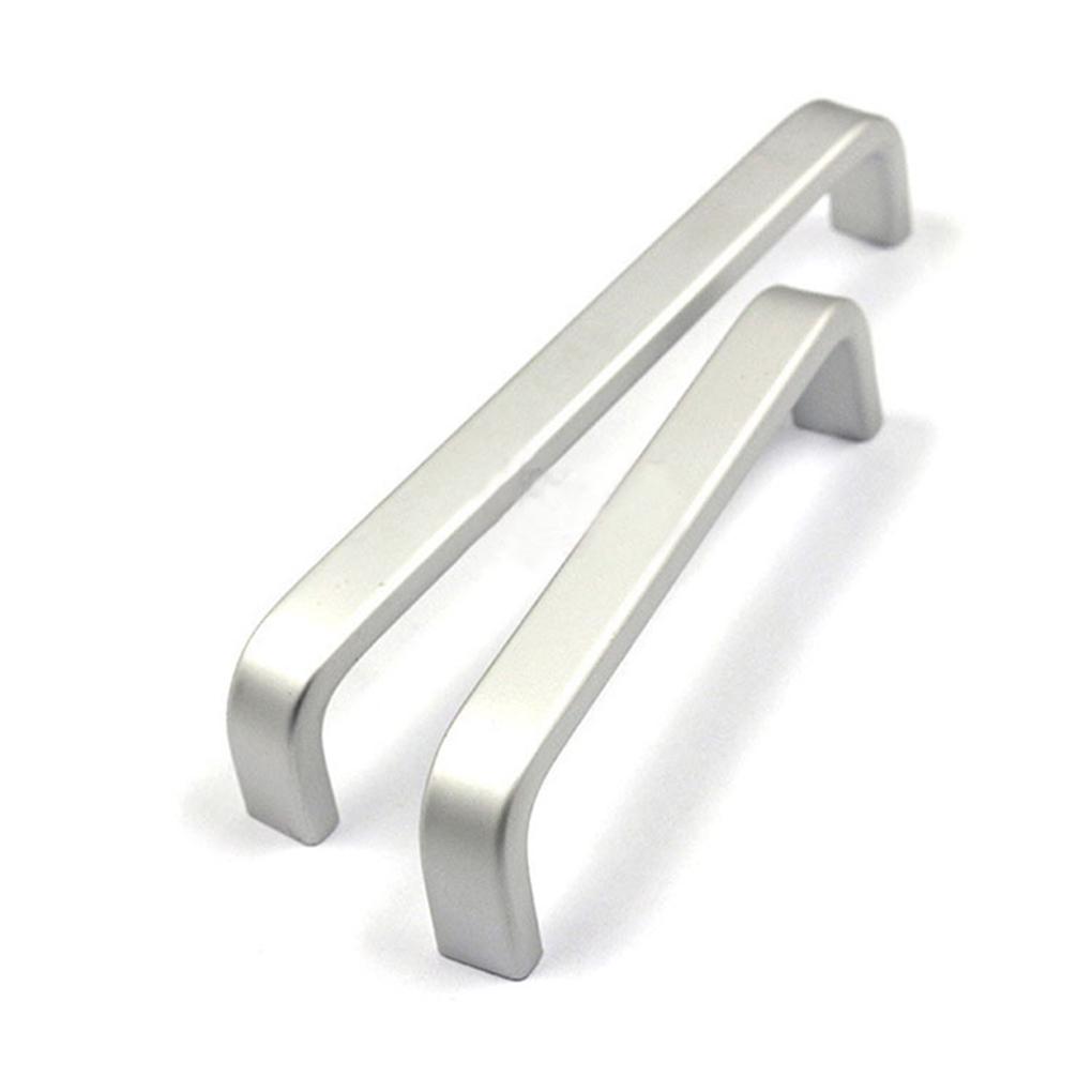 2Pcs Kitchen Handles Stainless Steel Hollow Tube Bar Cabinet Drawer Pull Knobs
