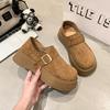 Thick-soled Bag Head Shoes Can Be Stepped On for Women's Outer Wear. In the Spring and Autumn of 2025, the New Lazy People Can Step On the Muffin T