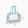 Transparent PVC Large Capacity Storage Bag Swimming Bags Women Large Wet Dry Separation Sports Bag Beach Fitness Travel Handbag