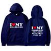 I Love My Girlfriend and I Love My Boyfriend Printed Hoodie Couple Fashion Sports Shirt Harajuku Casual Top