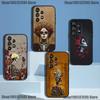 Day of the Dead Mexican Catrina Skull Phone Case  For Samsung Galaxy A73,31,32,72,41,53,52,71,22,5G,Note,J7,8,9 Soft Black Cover