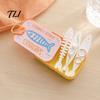 Whimsical Jewelry Container Sardine Tin Box with Fishbone, PLA Vintage Compact Size Ring Storage Organizer, Portable Case for Earrings Necklaces Rings