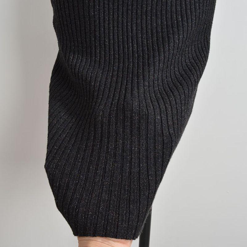 Summer New Round Neck Sleeveless Camisole Knitting Dress Women's Clothing Silm Slim Looking Mid Length Long Length Bodycon Dress